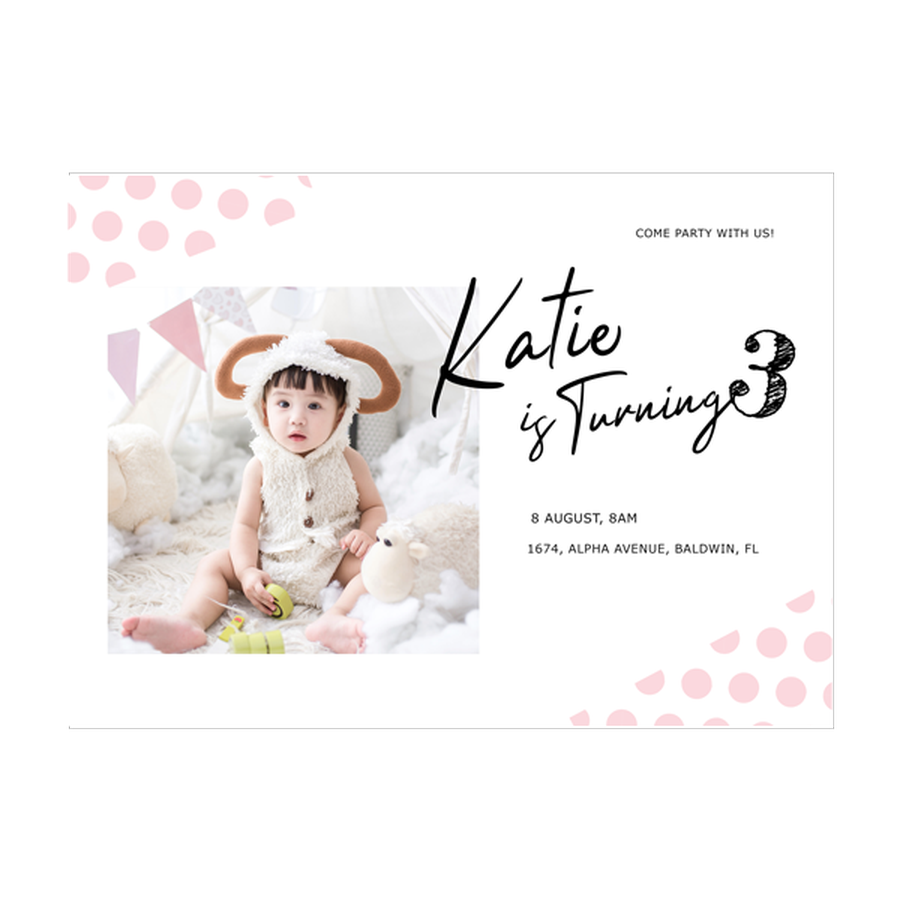 Party Time Cards | Custom Invitation Cards