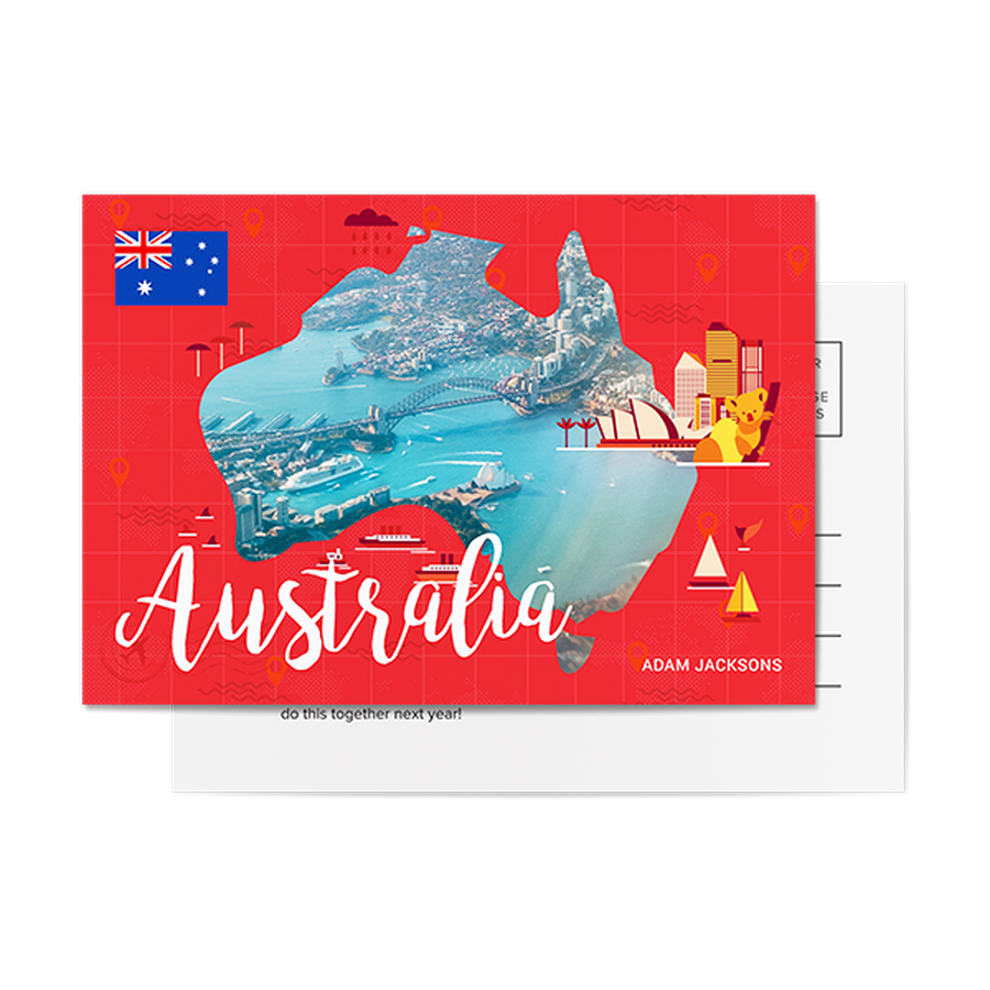 All Around Aussie Travel Postcards | Custom Postcards