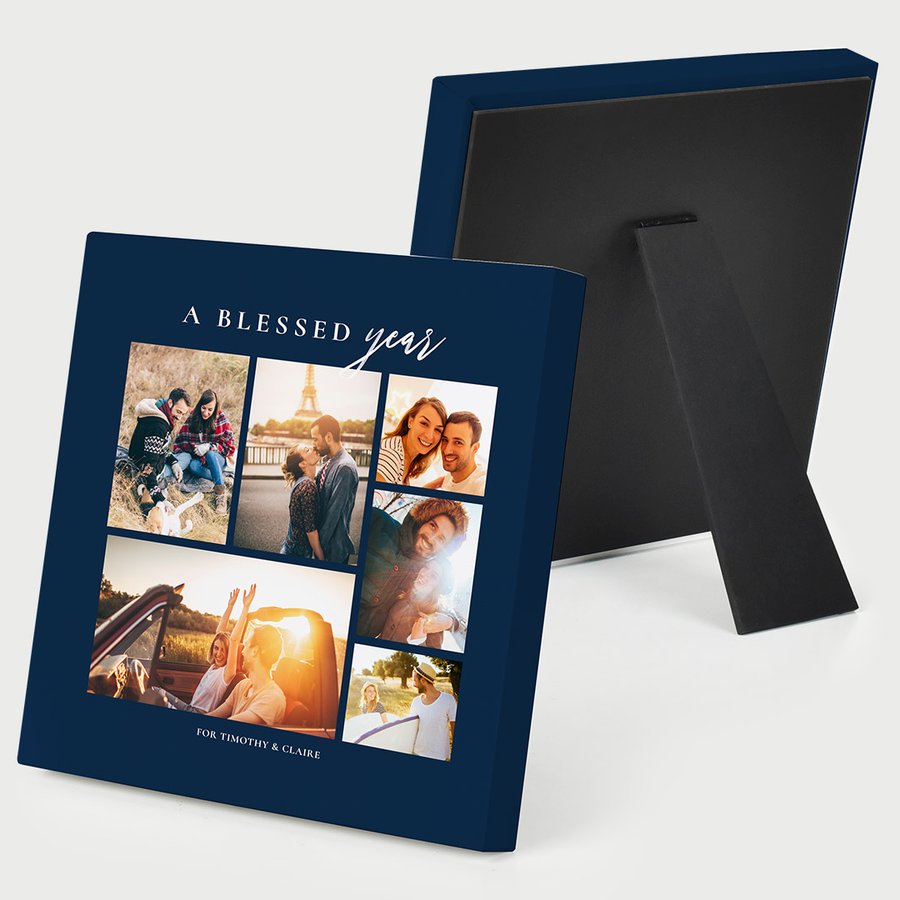 Collage Photo Gallery Easel Back Canvas | Personalised Photo Canvas
