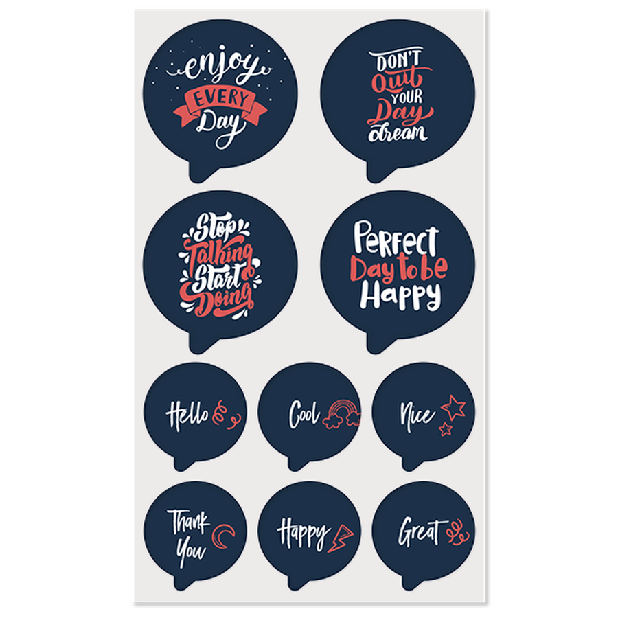 Optimistic Stickers | Stickers | Photobook New Zealand