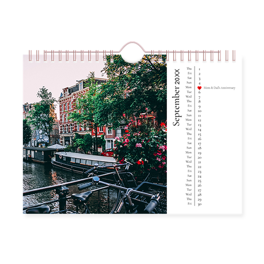 Vertical Layout Premium Wall Calendar | 2026 Premium Wall Calendars